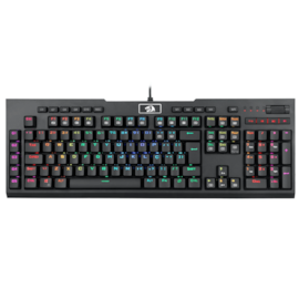 Teclado Mecânico Redragon Brahma Pro Rgb Preto Switch Marrom K586rgb-pro