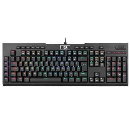 Teclado Mecânico Redragon Brahma Pro Rgb Preto Switch Vermelho K586rgb-pro