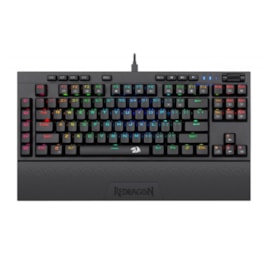 TECLADO MECÂNICO REDRAGON BROADSWORD RGB ABNT2 SWITCH BLUE K588RGB-PRO PT-BLUE