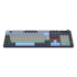 Teclado Mecânico Redragon Caesura Rainbow Usb Switch Dust-Proof Brown Preto Branco E Azul K718Gb-R Pt-Brown