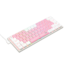 Teclado Mecânico Redragon Castor Bubblegum Rgb Usb Switch Azul Rosa Com Branco K614Pw-Rgb Pt-Blue