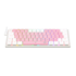 Teclado Mecânico Redragon Castor Bubblegum Rgb Usb Switch Azul Rosa Com Branco K614Pw-Rgb Pt-Blue
