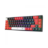 Teclado Mecânico Redragon Castor Pro Rgb Wireless 2.4ghz Usb Tipo C Preto E Vermelho Switch Marrom K631rgb-pro-brw Pt-br