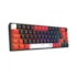 Teclado Mecânico Redragon Castor Pro Rgb Wireless 2.4ghz Usb Tipo C Preto E Vermelho Switch Marrom K631rgb-pro-brw Pt-br