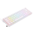 Teclado Mecanico Redragon Castor Rgb Branco Switch Red Abnt2 K631w-rgb Pt-red