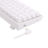 Teclado Mecanico Redragon Castor Rgb Branco Switch Red Abnt2 K631w-rgb Pt-red