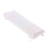 Teclado Mecânico Redragon Castor Rgb Switch Marrom Branco K631w-rgb Pt-brown