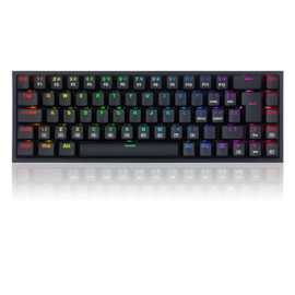 Teclado Mecanico Redragon Castor Rgb Usb Switch Marrom K631-rgb Pt-brown