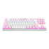 Teclado Mecânico Redragon Daksa Lollipop Rainbow Switch Marrom Branco E Rosa K576wp-r Pt-brown