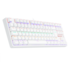 Teclado Mecanico Redragon Daksa Rainbow Lunar White Switch Vermelho K576w-r Pt-red