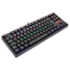 Teclado Mecânico Redragon Daksa Rainbow Usb Switch Marrom Preto K576R-1 Pt-Brown