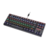 Teclado Mecânico Redragon Daksa Rainbow Usb Switch Red Preto K576r-1 Pt-red