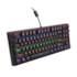 Teclado Mecânico Redragon Daksa Rainbow Usb Switch Red Preto K576r-1 Pt-red
