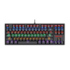 Teclado Mecânico Redragon Daksa Rainbow Usb Switch Red Preto K576r-1 Pt-red
