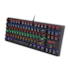 Teclado Mecânico Redragon Daksa Rgb Usb Switch Red Preto K576r-1 Pt-red