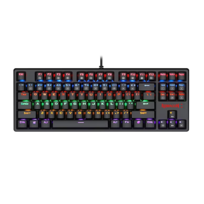 Teclado Mecânico Redragon Daksa Rgb Usb Switch Red Preto K576r-1 Pt-red