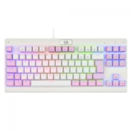 Teclado Mecânico Redragon Dark Avenger Lollipop Rgb Usb Switch Azul Branco E Rosa K568Wp-Rgb Pt-Blue