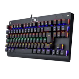 TECLADO MECANICO REDRAGON DARK AVENGER PRETO RAINBOW SWITCH BLUE K568R