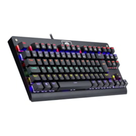 TECLADO MECANICO REDRAGON DARK AVENGER PRETO RAINBOW SWITCH RED K568R
