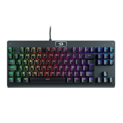 Teclado Mecânico Redragon Dark Avenger Rgb Switch Azul Preto K568Rgb-2 Pt-Blue