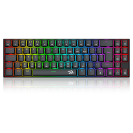 Teclado Mecânico Redragon Deimos Rgb Wireless Usb-C Switch Brown Preto K599-Kns Pt-Brown