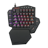 Teclado Mecânico Redragon Diti One Hand Rgb Usb Preto Switch Azul K585rgb