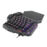 Teclado Mecânico Redragon Diti One Hand Rgb Usb Preto Switch Azul K585rgb