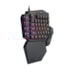 Teclado Mecânico Redragon Diti One Hand Rgb Usb Preto Switch Azul K585rgb