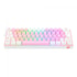 Teclado Mecanico Redragon Draconic Pro Bubblegum Sem Fio Rosa E Branco Rgb Switch Marrom Abnt2 K530pw-rgb-pro Pt-brown