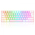 Teclado Mecanico Redragon Draconic Pro Bubblegum Sem Fio Rosa E Branco Rgb Switch Marrom Abnt2 K530pw-rgb-pro Pt-brown