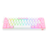 Teclado Mecanico Redragon Draconic Pro Lollipop Branco E Rosa Rgb Switch Marrom Abnt2 K530wp-rgb-pro Pt-brown