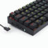Teclado Mecânico Redragon Draconic Pro Rgb Wireless Usb 2.4ghz Preto Switch Azul K530rgb-pro Pt-blue