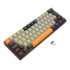 Teclado Mecânico Redragon Draconic Pro Sunrise Rgb Wireless 2.4gh Usb Tipo C Switch Brown K530-og&gy&bk-rgb-pro Pt-brown