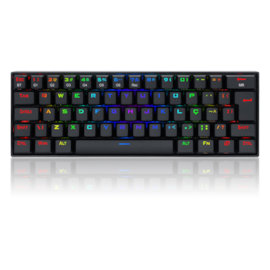 TECLADO MECÂNICO REDRAGON DRACONIC, SWITCH MARROM, 60%, BLUETOOH, RGB, ABNT2, PRETO - K530RGB PT-BRO