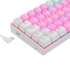 Teclado Mecanico Redragon Dragonborn Bubblegum Rosa E Branco Rgb Switch Azul K630pw-rgb Pt-blue