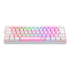 Teclado Mecanico Redragon Dragonborn Bubblegum Rosa E Branco Rgb Switch Marrom K630pw-rgb Pt-brown