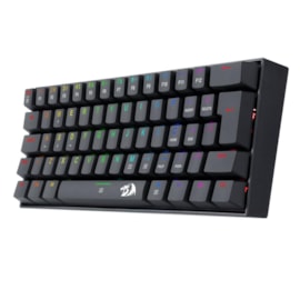 Teclado Mecanico Redragon Dragonborn Rgb 60% Abnt2 Switch Vermelho Preto K630rgb-1 Pt-red