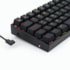 Teclado Mecanico Redragon Dragonborn Rgb 60% Abnt2 Switch Vermelho Preto K630rgb-1 Pt-red