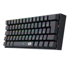 Teclado Mecânico Redragon Dragonborn Rgb Usb Switch Brown Preto K630Rgb-1 Pt-Brown