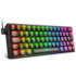 Teclado Mecânico Redragon Fizz Clear Black Rgb Switch Crystal Preto K617ctb-rgb