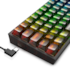 Teclado Mecânico Redragon Fizz Clear Black Rgb Switch Crystal Preto K617ctb-rgb