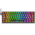 Teclado Mecânico Redragon Fizz Clear Black Rgb Switch Crystal Preto K617ctb-rgb