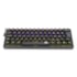 Teclado Mecânico Redragon Fizz Rainbow Usb Tipo C Preto Switch Marrom k617-r-b Pt-brown