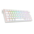 Teclado Mecanico Redragon Fizz Rgb Abnt2 Branco Switch Red k617-rgb-w Pt-red