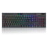 Teclado Mecanico Redragon Horus Rgb Abnt2 Switch Marrom Preto K619-rgb Pt-brown