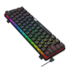 Teclado Mecânico Redragon Jax Rainbow Usb Tipo C Switch Brown Preto K613-Kb Pt-Brown