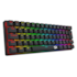 Teclado Mecânico Redragon Jax Rainbow Usb Tipo C Switch Brown Preto K613-Kb Pt-Brown