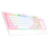 Teclado Mecanico Redragon Kala Lollipop Rgb Switch Marrom Rosa E Branco K557wp-rgb Pt-brown