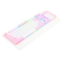 Teclado Mecanico Redragon Kala Lollipop Rgb Switch Marrom Rosa E Branco K557wp-rgb Pt-brown