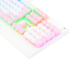 Teclado Mecanico Redragon Kala Lollipop Rgb Switch Marrom Rosa E Branco K557wp-rgb Pt-brown